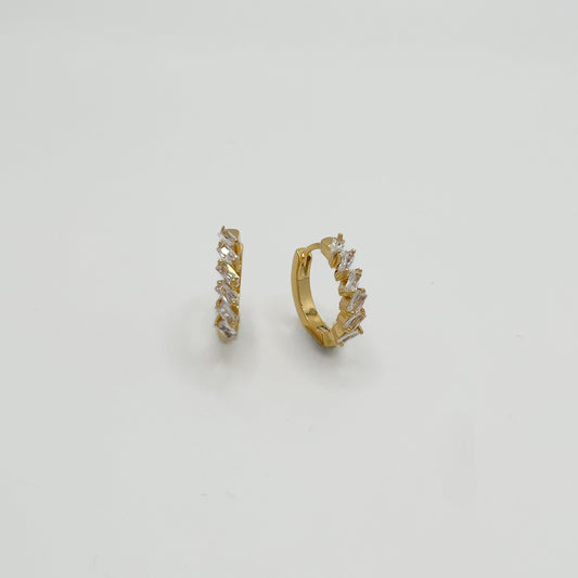ORECCHINI HOOP BAGUETTE MINI