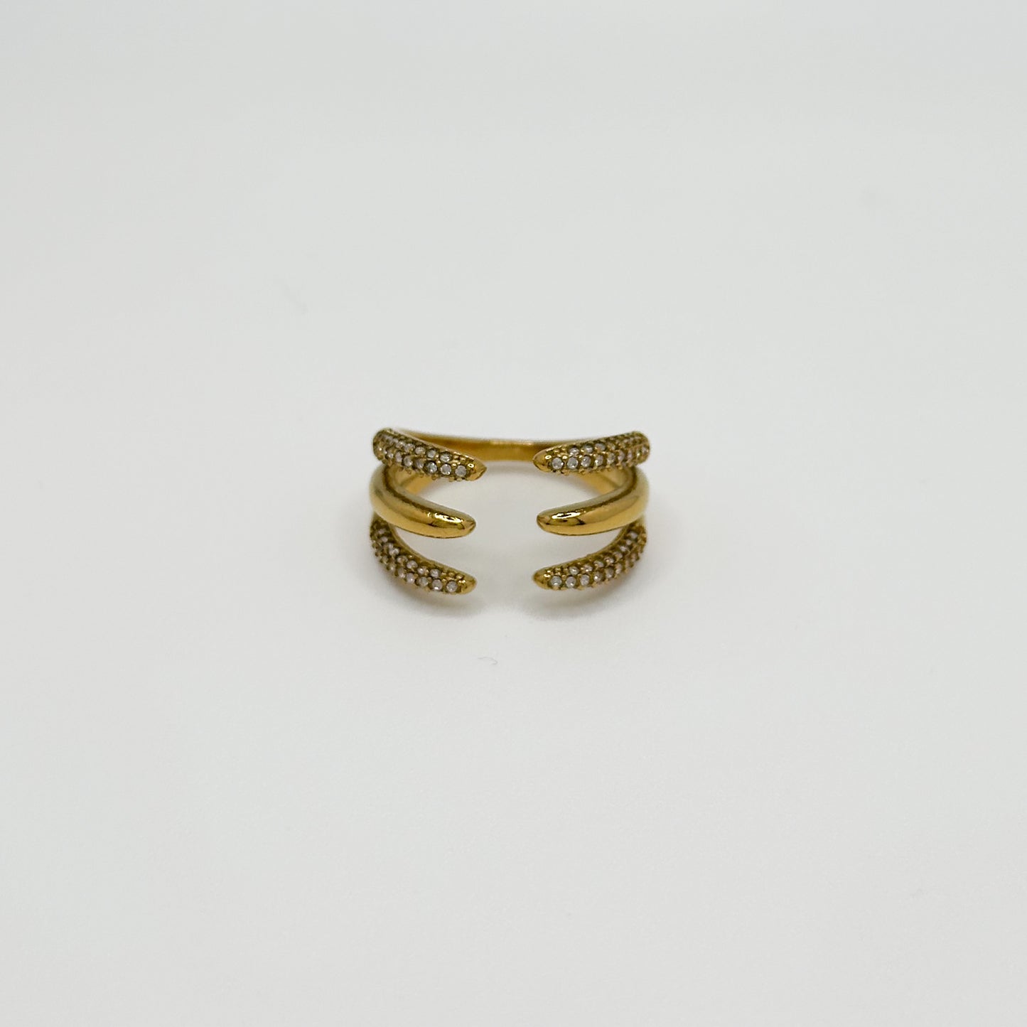ANELLO TRIPLO PAVÉ