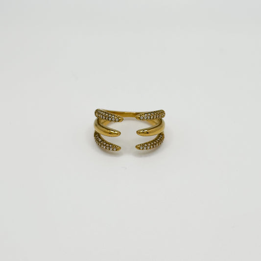 ANELLO TRIPLO PAVÉ