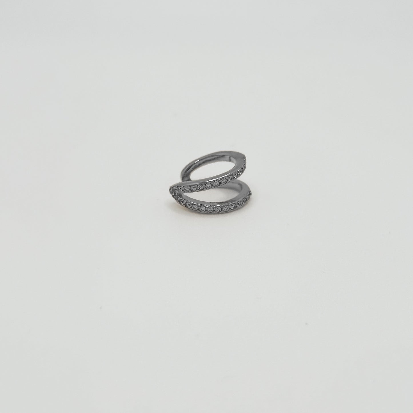 ORECCHINO CUFF DOUBLE LINE SPARKLING