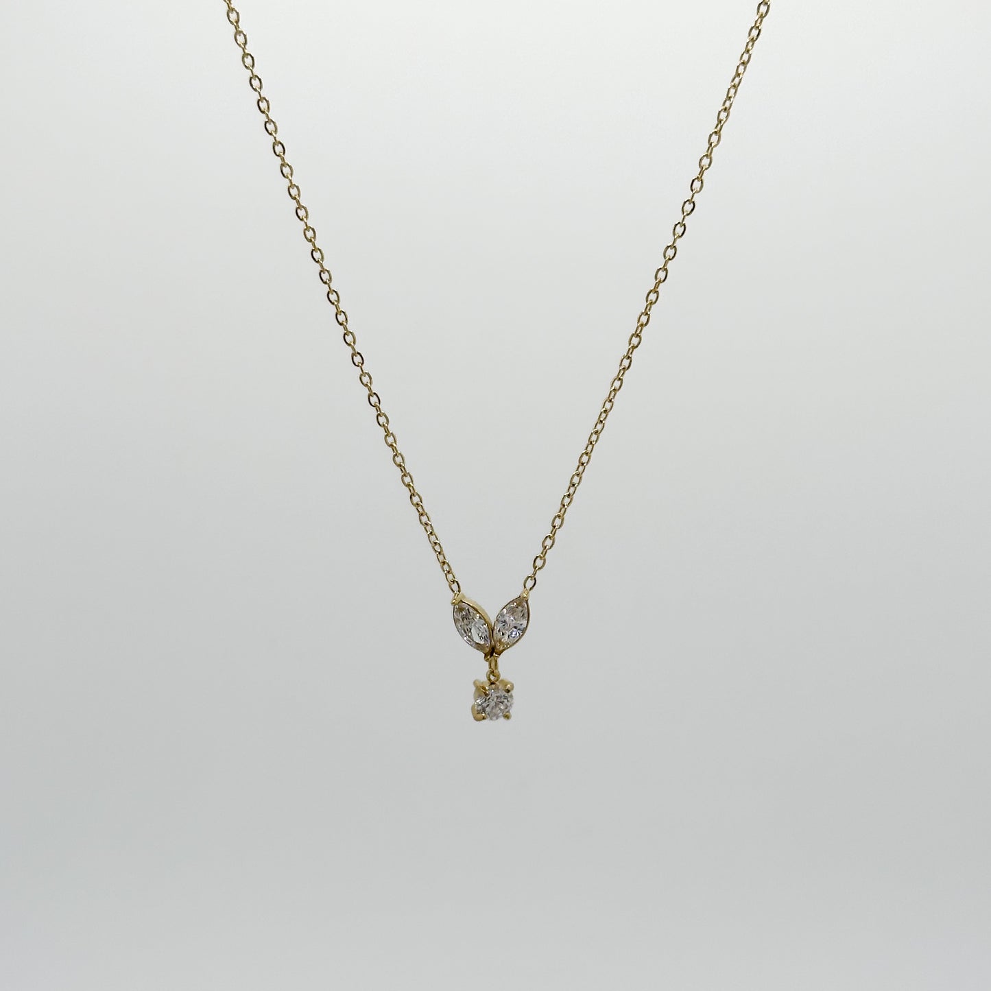 COLLANA DOUBLE MARQUISE