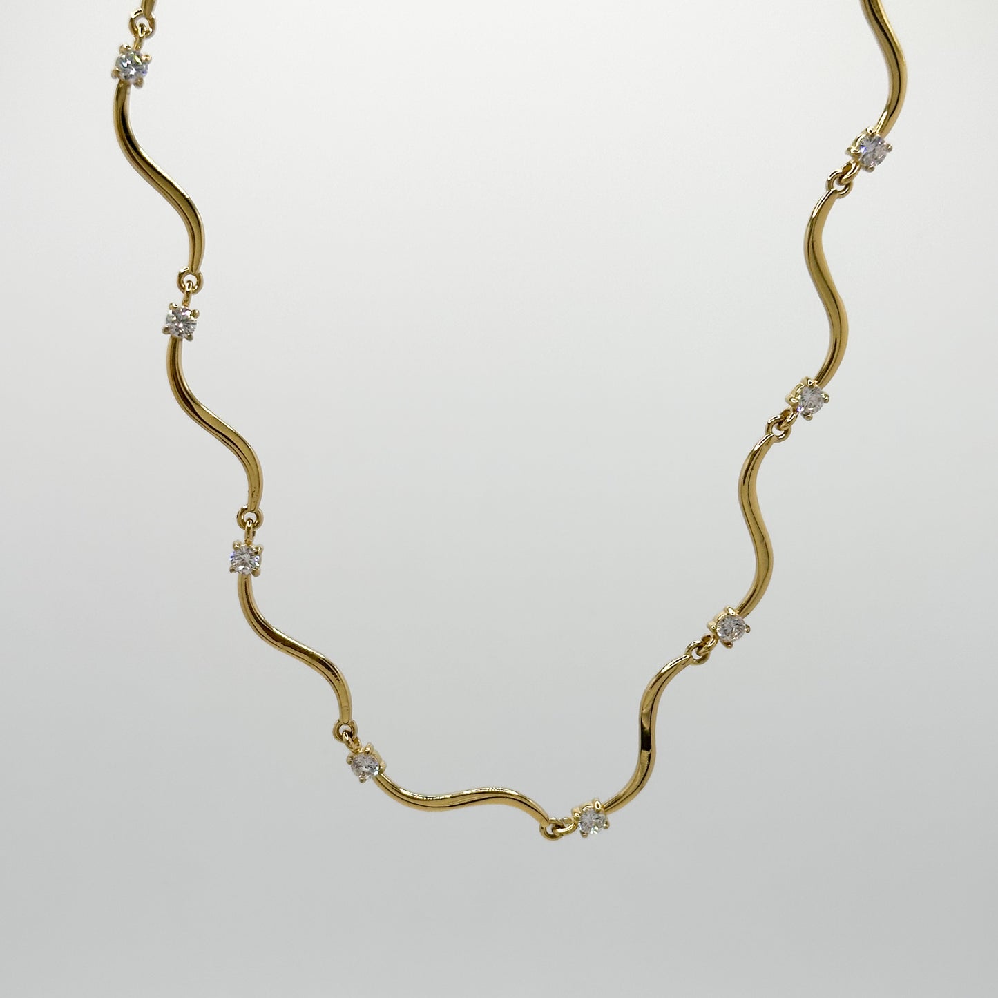 COLLANA WAVES SPARKLING