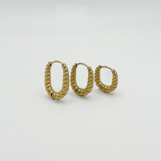 ORECCHINI HOOP TWIST