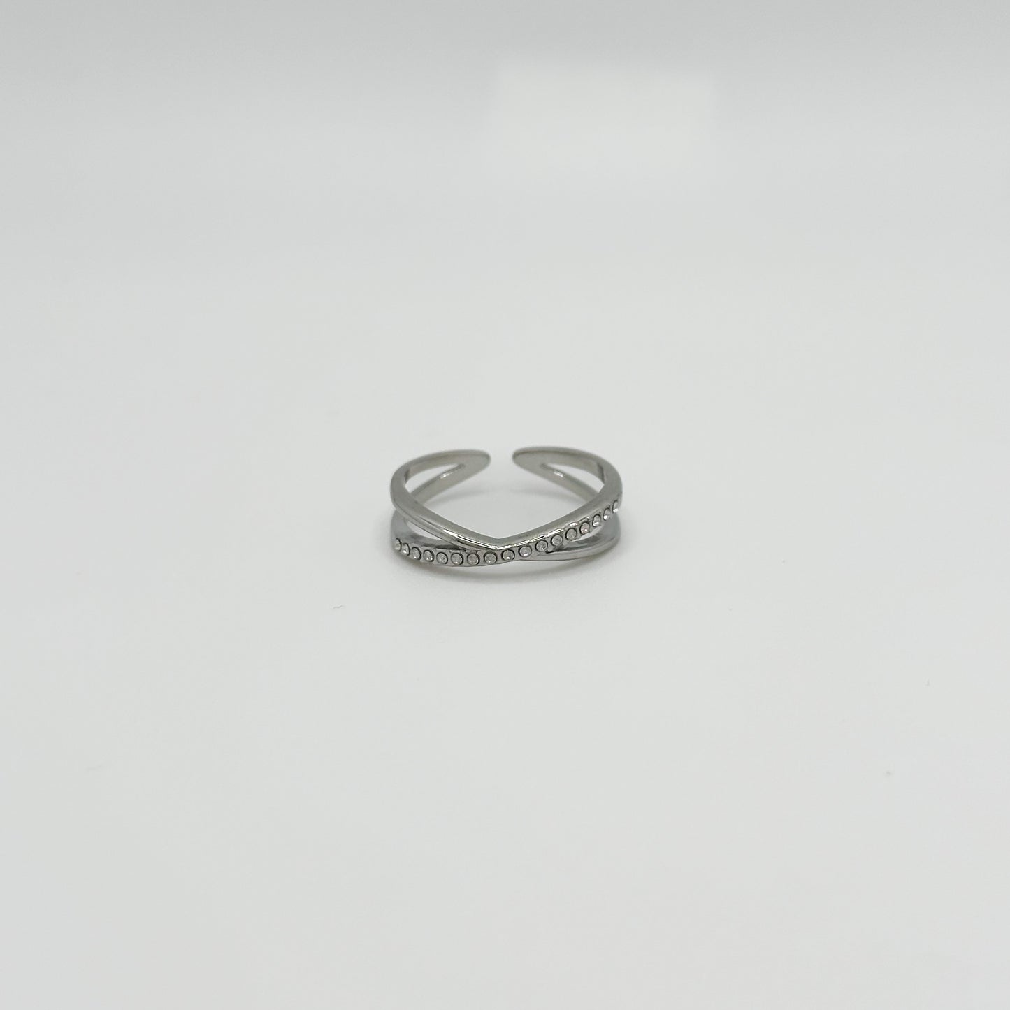 ANELLO INCROCIO SPARKLING