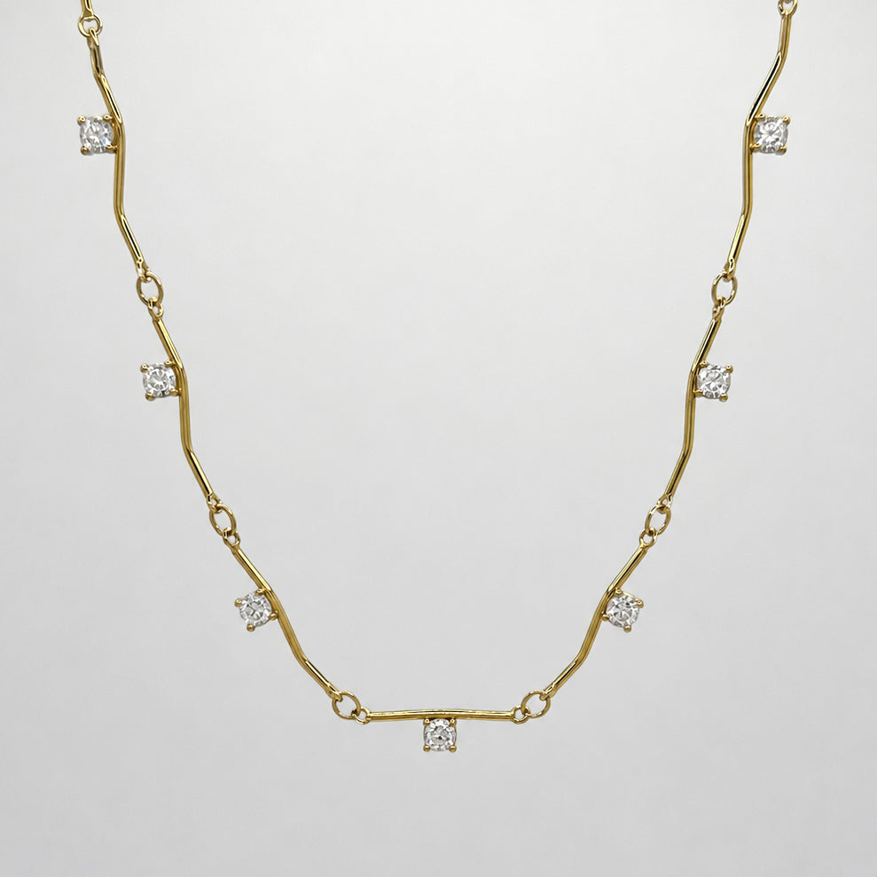 COLLANA WAVES MULTI DOT