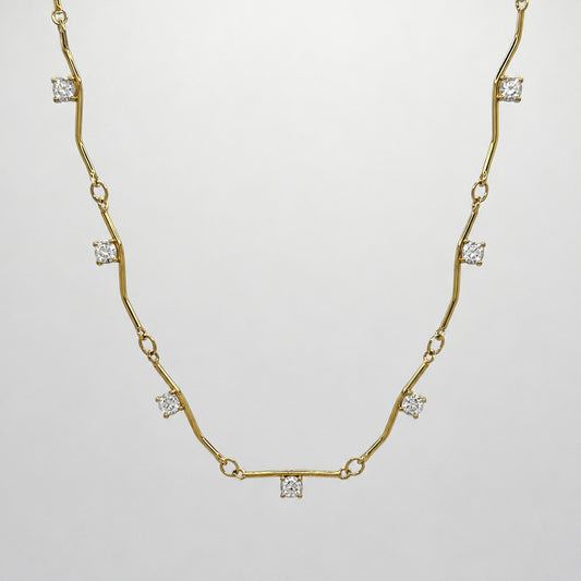 COLLANA WAVES MULTI DOT